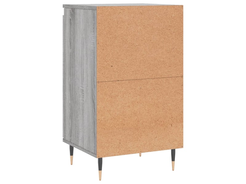  Buffet - bahut - meuble de rangement sonoma gris 40x35x70 cm bois d'ingénierie  - Conforama E
