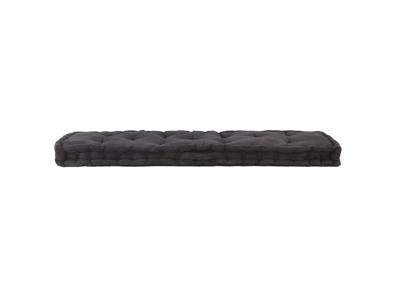  Lot de 2 coussins de plancher de palette coton noir cf59757  - Conforama E