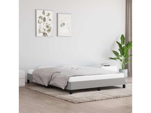 Lit 2 places 140x200 cm    coloris gris