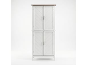 Buffet 4 porte(s) coloris blanc