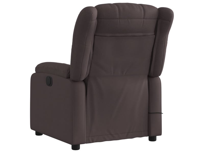 Fauteuil de massage inclinable électrique, fauteuil relax marron foncé tissu shl55849 - Conforama E