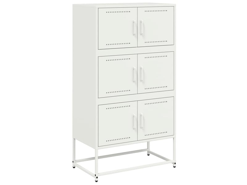  Buffet - bahut - meuble de rangement rose 68,5x38,5x123,5 cm acier  - Conforama A