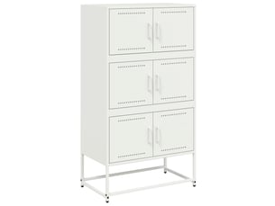 Buffet - bahut - meuble de rangement rose 68,5x38,5x123,5 cm acier