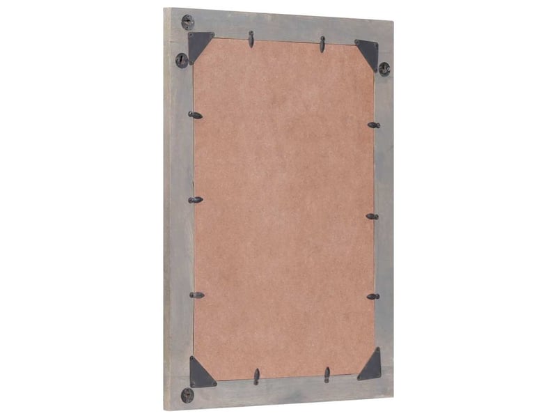 Miroir de salle de bain, miroir de toilette gris 70 x 50 x 2,5 cm cf62547 - Conforama C