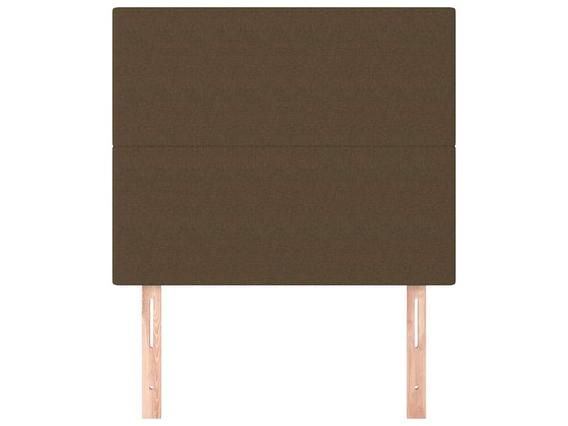  Tête de lit，décoration murale marron foncé 80x5x118 cm tissu shl83972  - Conforama C