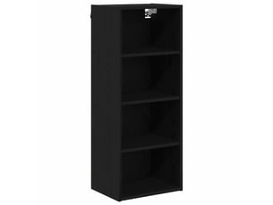 Meuble de rangement cuisine, armoire suspendue chêne noir 40x29,5x100cm