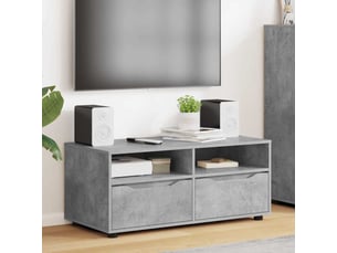 Meuble tv coloris gris 100 cm <strong></strong>  <strong></strong>