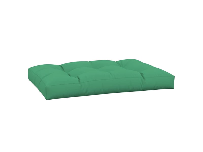  Coussin de palette, coussin de chaise, coussin de canapé vert 120x80x12 cm tissu cf55488  - Conforama D
