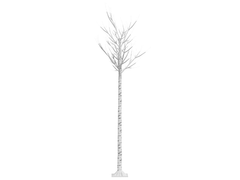  Sapin de noël, arbre de noël 200 led blanc chaud saule 2,2 m int et ext  - Conforama E