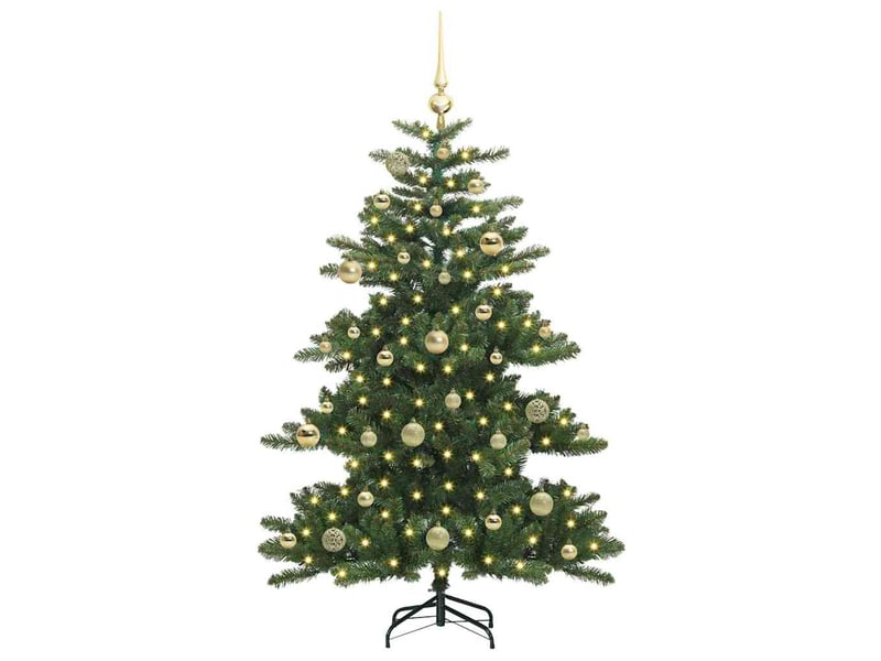  Sapin de noël artificiel, arbre de noël à branches articulées vert 150 cm shl9933  - Conforama C