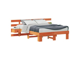 Lit 2 places 120x190cm    coloris marron