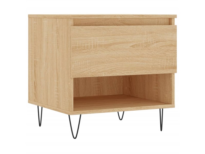  Tables basses 2 pcs | table de salon chêne sonoma 50x46x50 cm bois d'ingénierie  - Conforama E