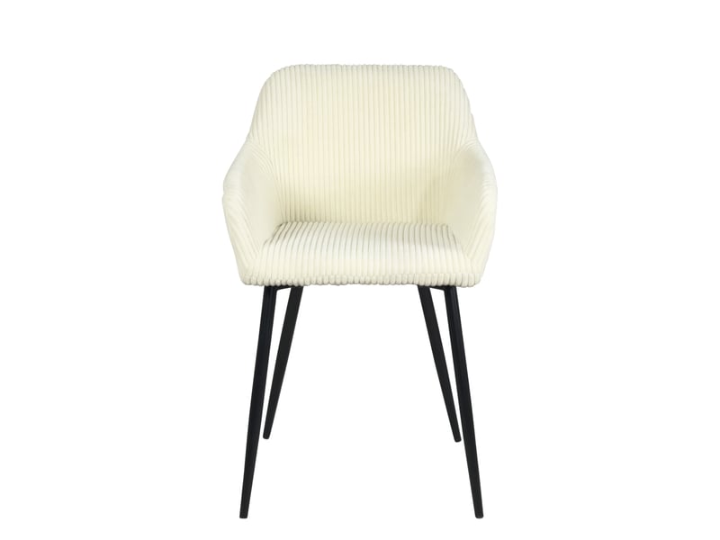  Petit fauteuil miro en velours côtelé beige 753-MIRO-BEIGE - Conforama C
