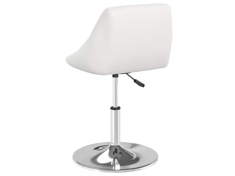 Tabouret de bar, chaise de bar blanc similicuir shl28343  - Conforama C