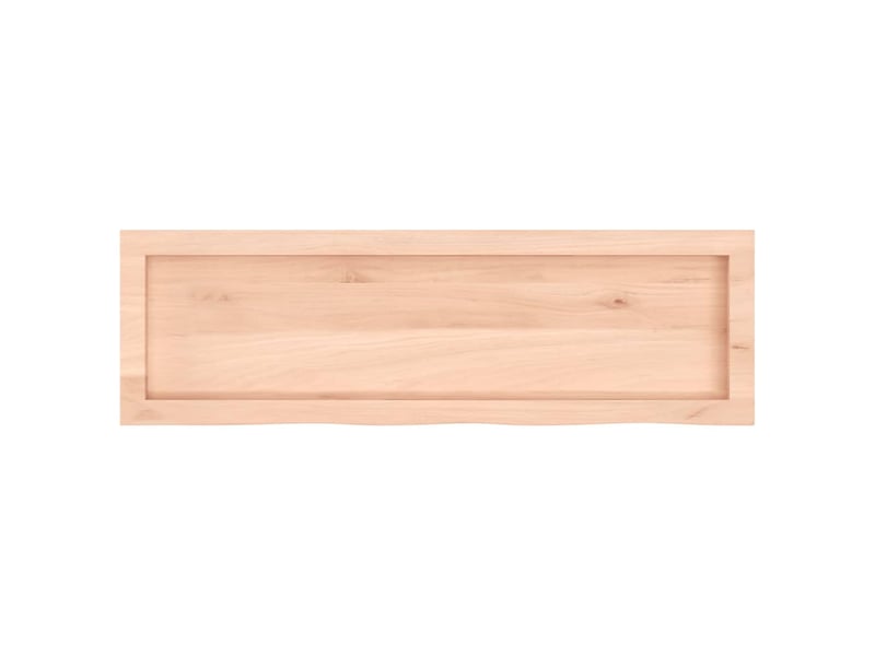  Comptoir de salle de bain, plan de travail 100x30x(2-6)cm bois massif non traité cf65691  - Conforama C