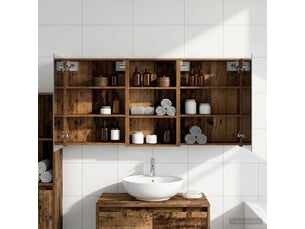 Ensemble de meubles de salle de bain 3 pcs 140x14.5x70 cm shl2491