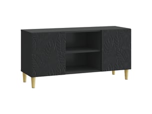 Meuble tv coloris noir 102 cm <strong></strong>  <strong></strong>