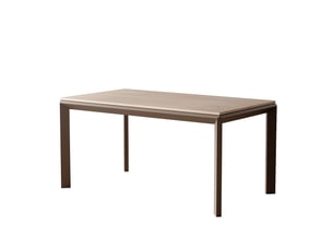 Table à manger extensible faro - 6-8 personnes - rectangulaire - 160x90x76 cm - cremona marron