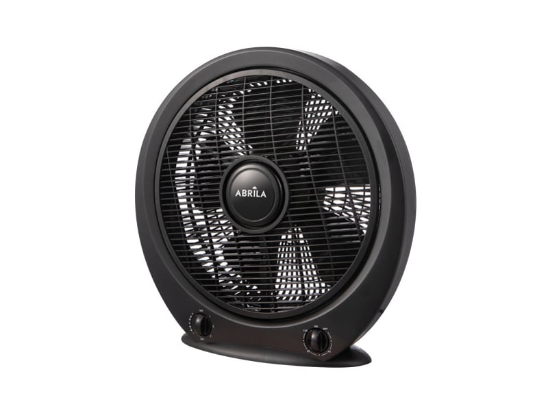  Ventilateur de table fabrilamp puma noir 45 w 3 vitesses minuterie 40 × 39 × 12,5 cm 238271009 - Conforama A
