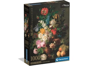 Puzzle clementoni 39970 museum collection van dael - vase de fleurs 1000 pièces