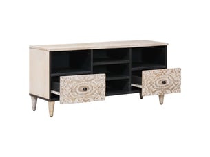 Meuble tv coloris blanc 100 cm <strong></strong>  <strong></strong>