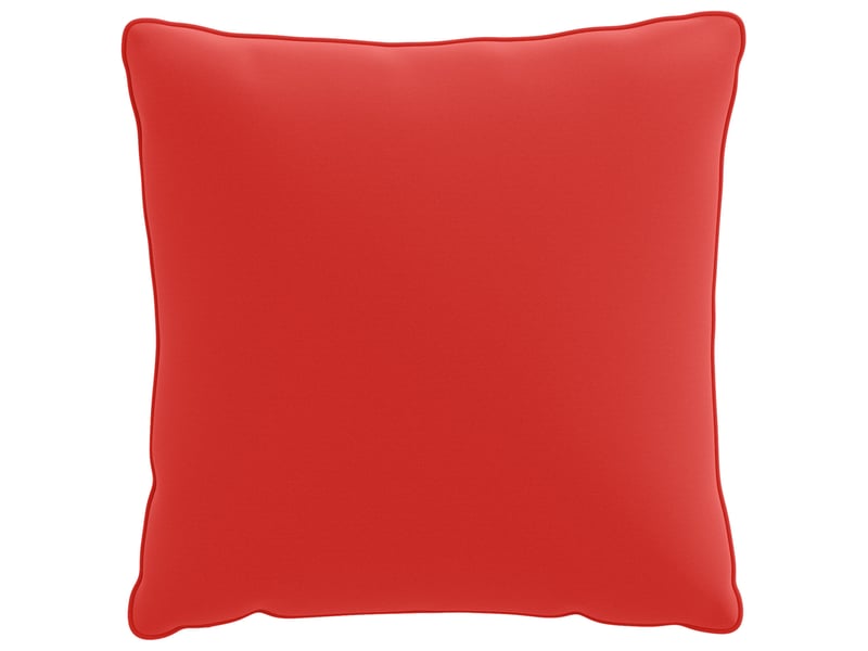 Coussin de dos, coussin de dossier 1 pièce putten 100 % polyester rouge cf54435 - Conforama D