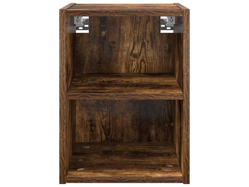  Meuble de rangement cuisine, armoire suspendue chêne fumé 30x29,5x40cm  - Conforama E