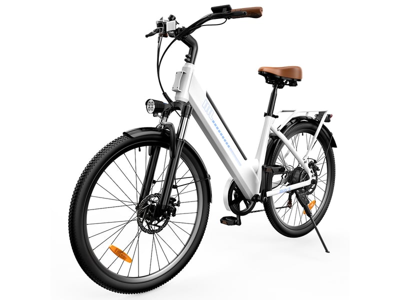  Iscooter ucitys velo electrique 1000 w, autonomie 100 km, pneus stables, freinage sur et couleur blanc iScooter - Conforama B
