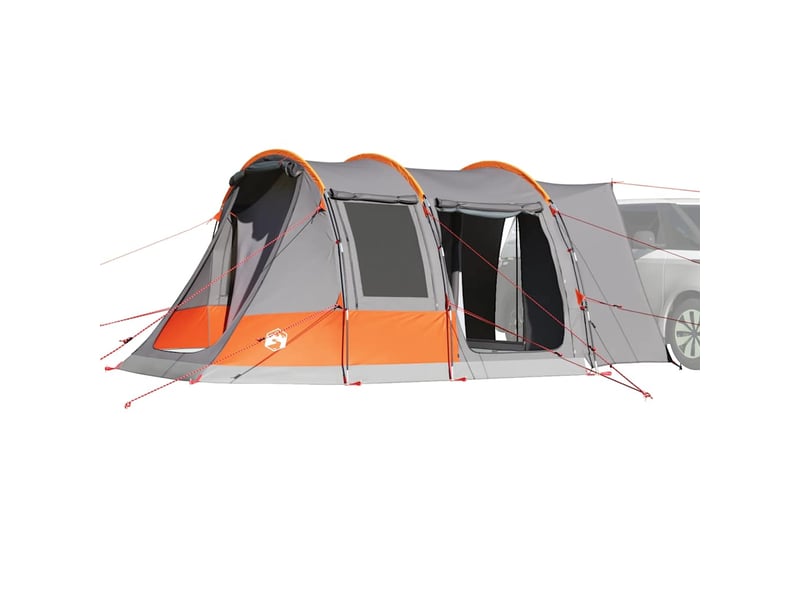  Tente voiture pour camping 2 personnes gris et orange imperméable shl91895  - Conforama B