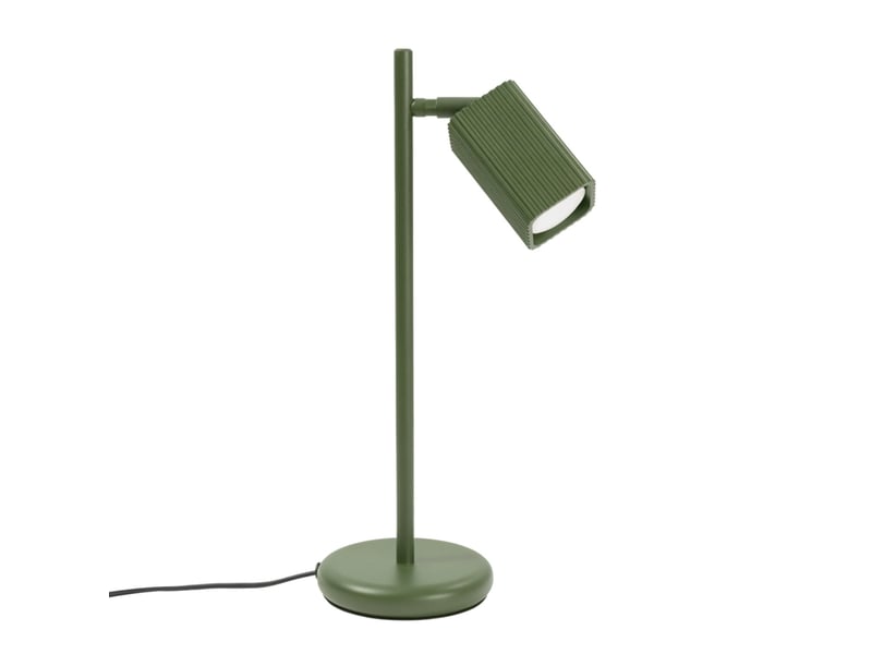 Lampe de table rayo vert olive aluminium moderne 43x14.5x14.5cm SL.3187 - Conforama A