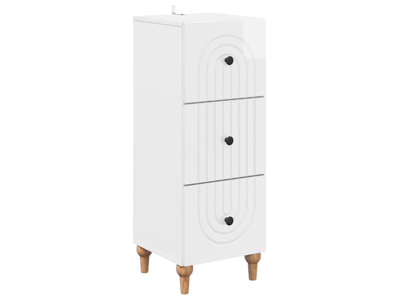  Armoire de rangement bureau, armoire à tiroirs 33 x 34.5 x 90 cm bois d'ingénierie shl9327  - Conforama A