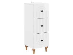 Armoire de rangement bureau, armoire à tiroirs 33 x 34.5 x 90 cm bois d'ingénierie shl9327