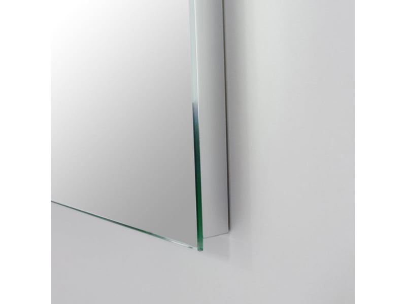 Miroir de salle de bain led tactile réversible lens - Conforama D