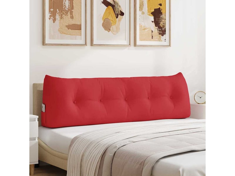  Coussin de dos, coussin de dossier rouge 160 x 24 x 50 cm tissu cf54998  - Conforama B