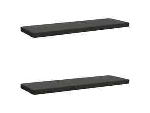 Lot de 2 coussins de banc, coussins d'assise vught 100 % polyester anthracite cf57785