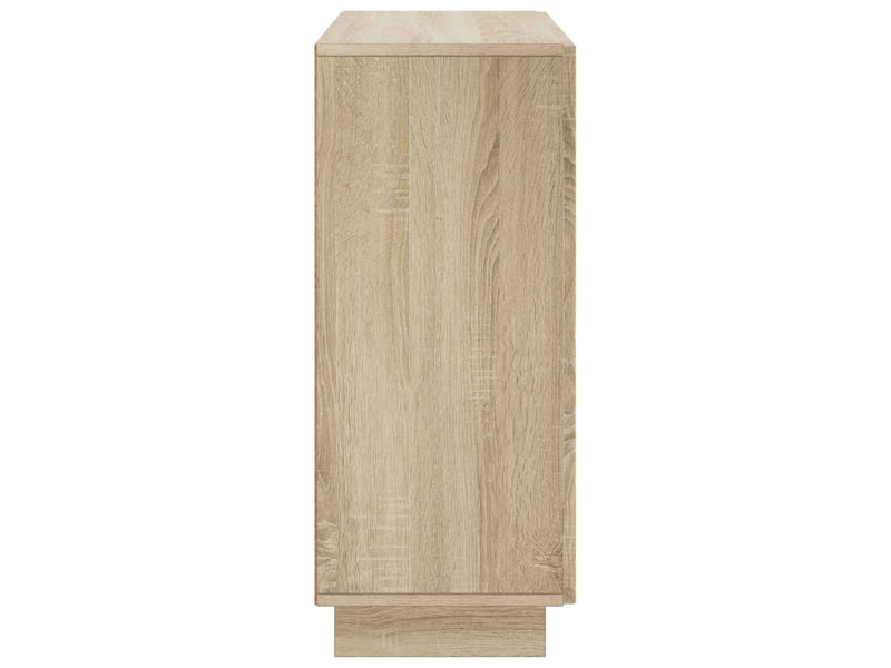  Buffet salon, buffet de rangement chêne sonoma 85,5x31x75 cm bois d'ingénierie shl63201  - Conforama E