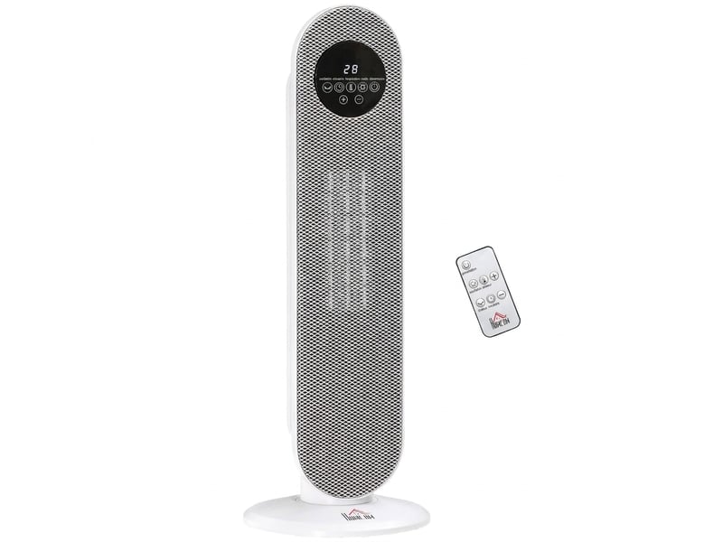  Radiateur électrique céramique ptc 2000w blanc chauffage d'appoint 2000w  - Conforama A