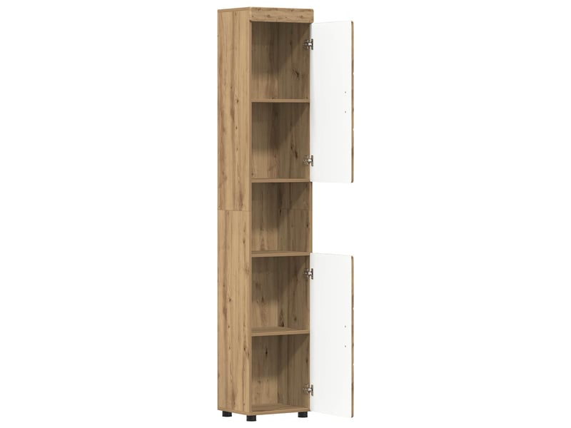 Ensemble d'armoire de salle de bain tulum chêne artisanal cf62977 - Conforama E