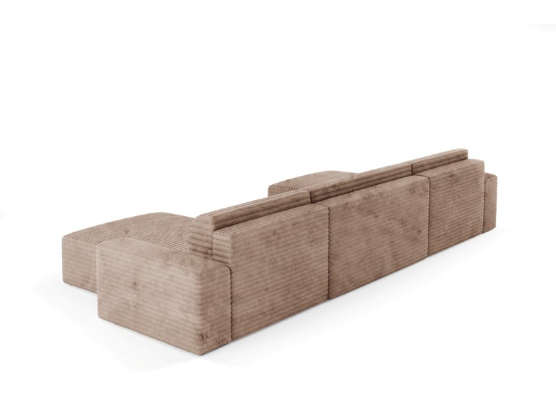 Canapé d’angle coco u avec fonction de couchage couleur : tilia 17 - Conforama E
