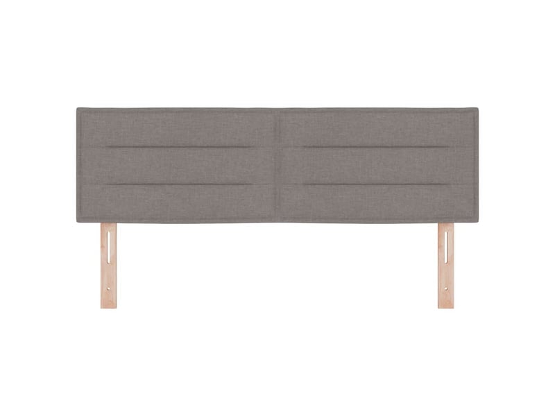  Tête de lit - panneau de tête de lit taupe 160 cm tissu  - Conforama D