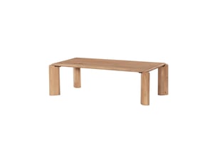 Table basse exotique rectangulaire bois de manguier naturel - petra
