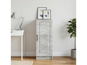 Buffet cuisine, meuble de rangement, bahut gris béton 33 x 34,5 x 87 cm bois d'ingénierie shl3619