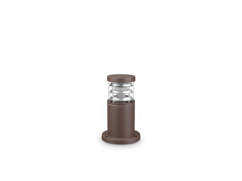  Ideal lux tronco lampe sur pied extérieure 25 cm, couleur café, 1 ampoule e27, ip65  - Conforama A