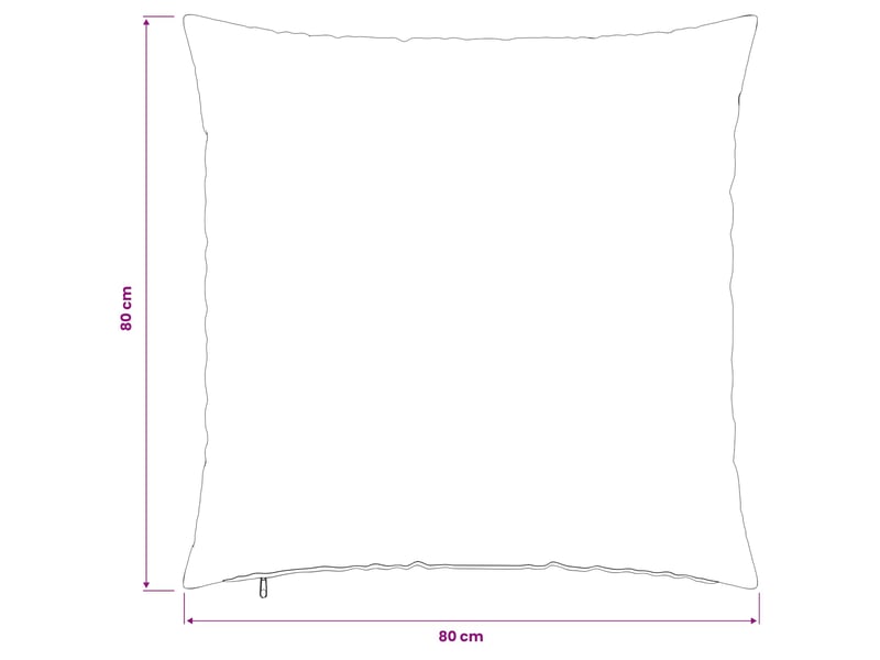 Lot de 6 housses de coussin heerlen vert foncé 80 x 80 cm tissu cf49777  - Conforama E