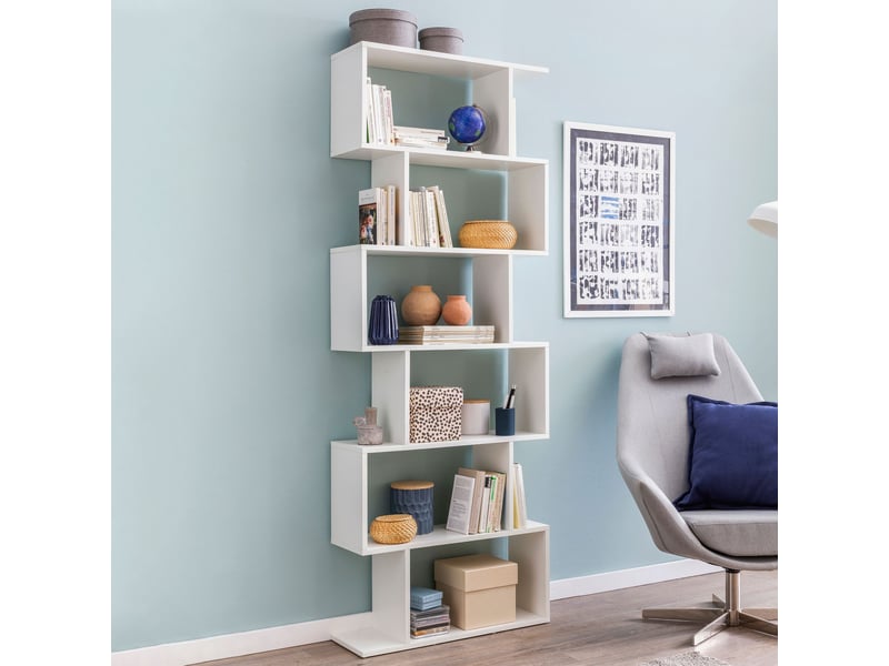  Bibliothèque 70x23,5x190,5 cm blanc  - Conforama A