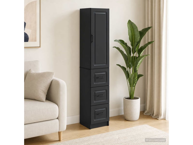  Ensemble de meubles 2 pcs, rangement de salon 33 x 34,5 x 87 cm bois d'ingénierie shl9382  - Conforama B