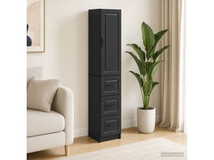 Armoire     <strong></strong> <strong></strong> coloris noir largeur 33 cm