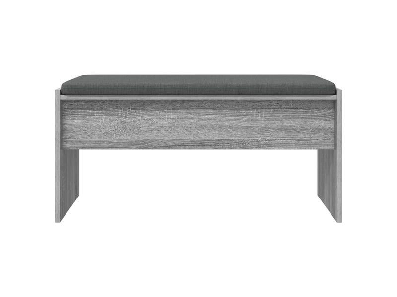  Banc d'entrée, banc interieur avec coussin gris sonoma 83x38x40 cm  - Conforama E