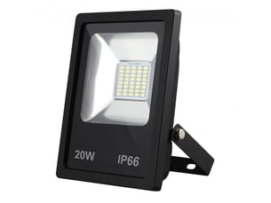 Fabrilamp dacita projecteur led extérieur 20 w, 1 800 lm, 6500 k, ip66, noir