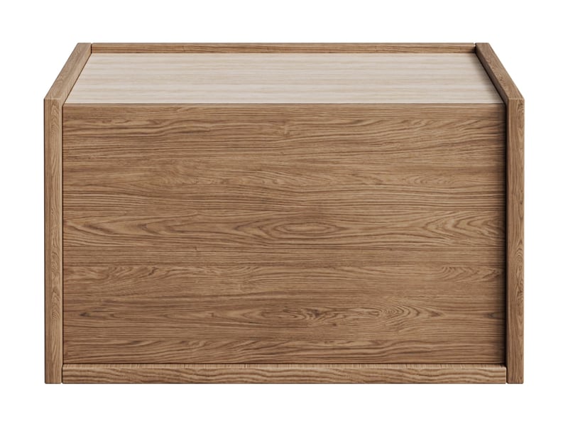  Selsey cabby - table de chevet - 50 cm - chêne casella brun Cabby - Conforama A